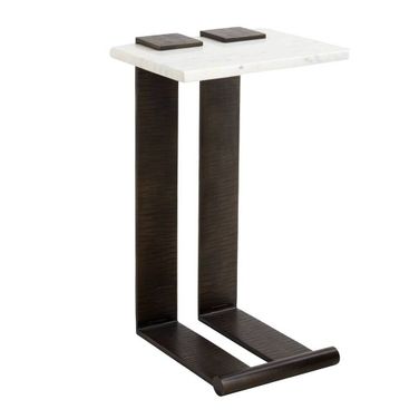 McClain Accent Table In White