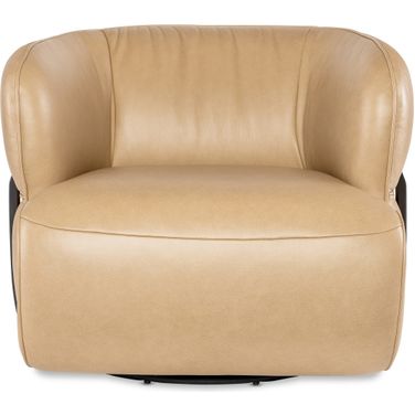 McGuire Swivel Chair In Beige
