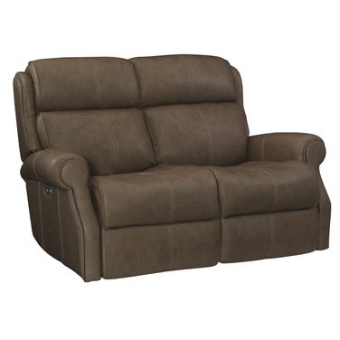 McGwire Power Motion Loveseat In Brown