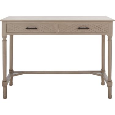 Mckinlee 2 Drawer Desk in Taupe