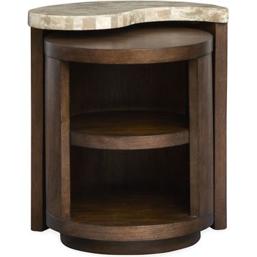 Mcpherson Nesting End Table In Burnt Umber