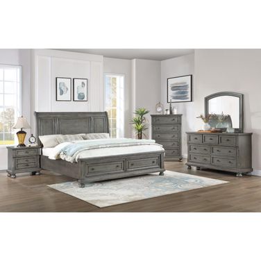 Meade Youth Bedroom Set In Grey