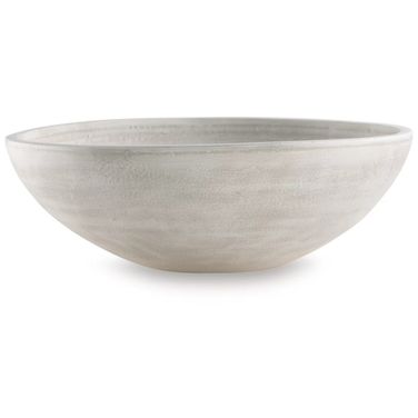 Meadie Bowl In Distressed White
