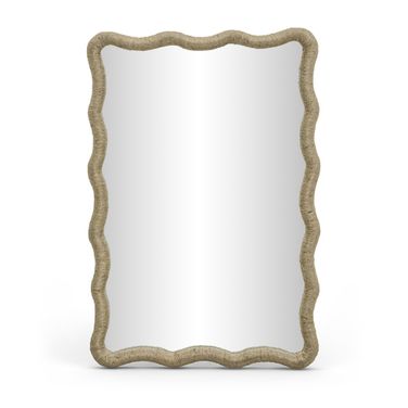 Meadow Jute Rope Framed Mirror In Natural