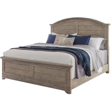 Meadowbrook Arched Queen Bed In Sand