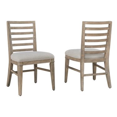 Meadowbrook Ladder Side Chair Set of 2 In Sand