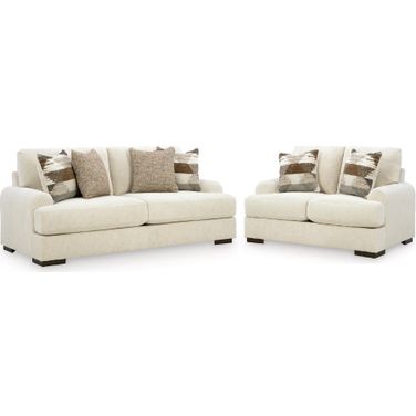 Meadowleaf Living Room Set In Sand
