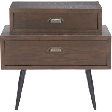 Mechy Side Table In Brown