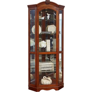 Medallion Cherry Corner Curio