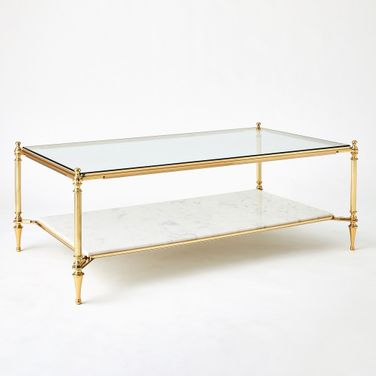 Medford Cocktail Table In Brass