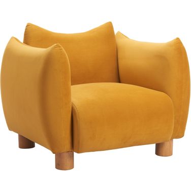 Meia Accent Chair In Mustard