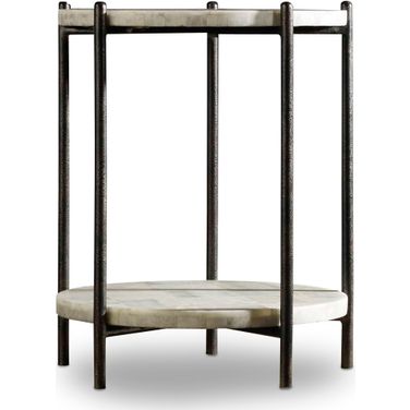 Melange Black Blythe Accent Table