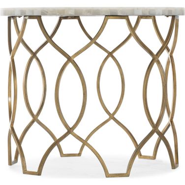 Melange Corrina Round Lamp Table