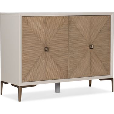 Melange Cream And Beige Hall Chest