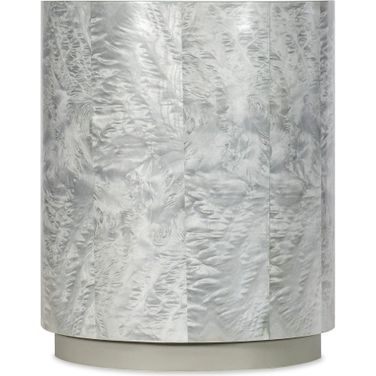 Melange Emile Accent Table In Gray