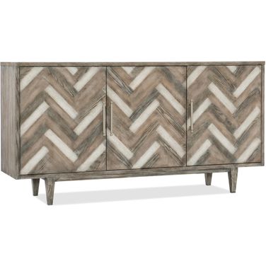 Melange Medium Wood Beauty Credenza