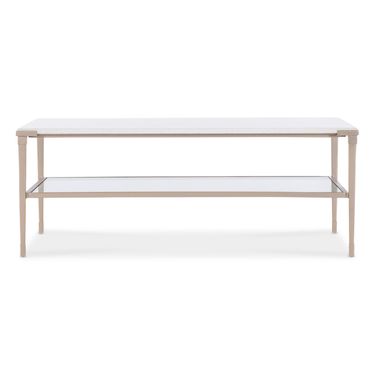 Melange Jen Cocktail Table In Gold