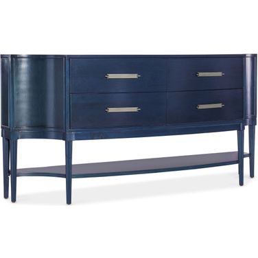 Melange Mazarine Credenza In Blue
