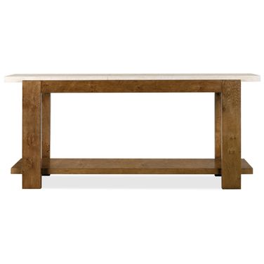 Melange Mulholland Console Table In Golden Brown