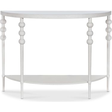Melange On the Bright Side Demilune Console In White