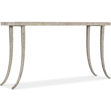 Melange Sabre Console Table In Silver