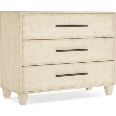 Melange Saffron Three Drawer Chest In Beige