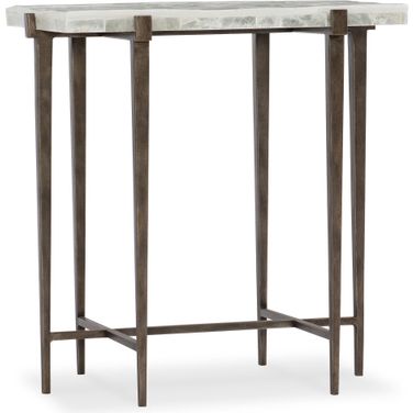 Melange Brown Bellis Accent Table