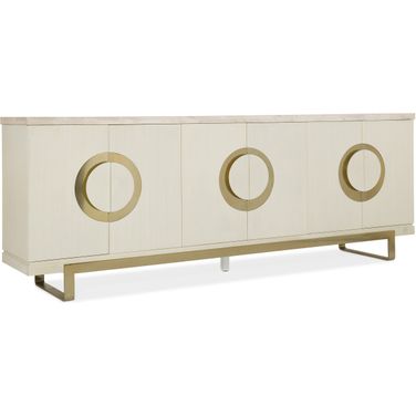 Melange White Noelle Credenza