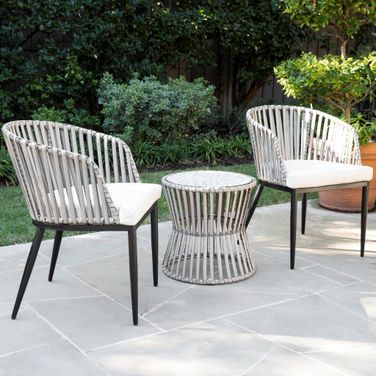 Melilani Wicker Outdoor Collection Set of 3