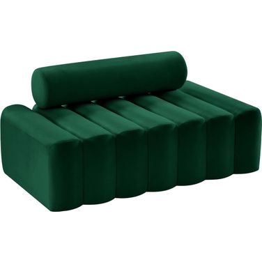 Melody Velvet Loveseat In Green