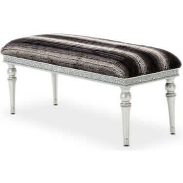 Melrose Plaza Dove Bed Bench