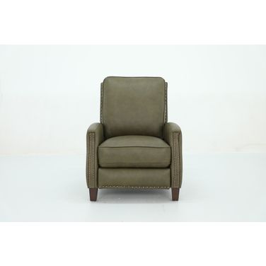 Melrose Push Thru The Arms Recliner In Olive