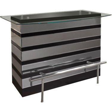 Mera Black Lacquer Bar Counter