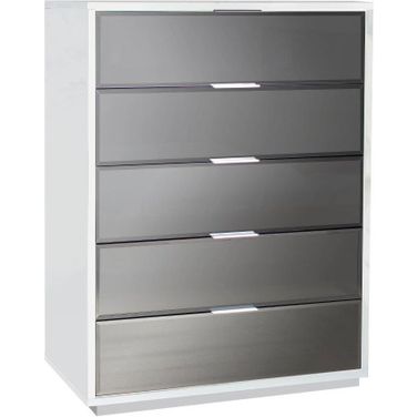 Mera White Lacquer Chest