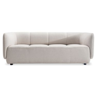 Mercer Fabric Sofa In Beige and Tan