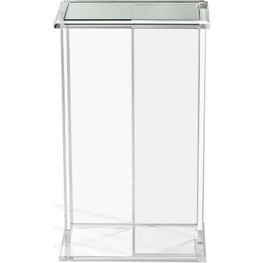 Mercer Rectangular Drink Table In Clear
