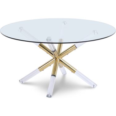 Mercury Coffee Table In Acrylic and Gold