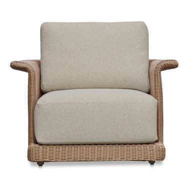 Meredith Outdoor Accent Chair In Beige