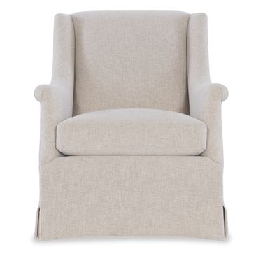 Meribelle Swivel Chair In Beige