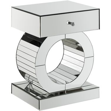 Jocelyn End Table In Chrome
