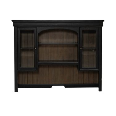 Meritage Jr Executive Credenza Hutch In Black