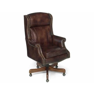 EC Merlin Brown Leather Executive Swivel Tilt Chair