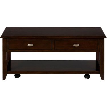 Merlot Warm 44 Inch Coffee Table In Merlot
