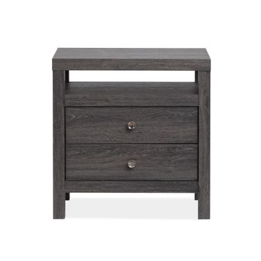 Merrifield Drawer Nightstand In Raisin Black