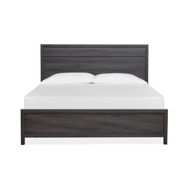 Merrifield King Panel Bed In Raisin Black