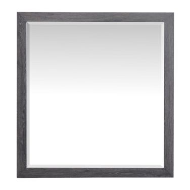 Merrifield Portrait Mirror In Raisin Black