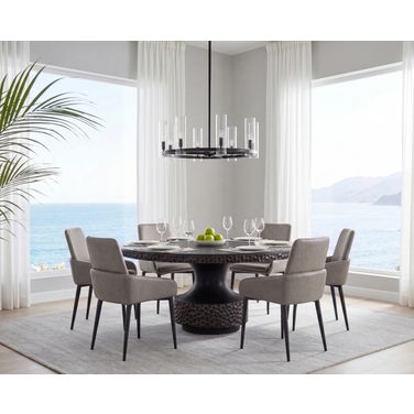 Mersin 59 Inch Dining Room Set In Black