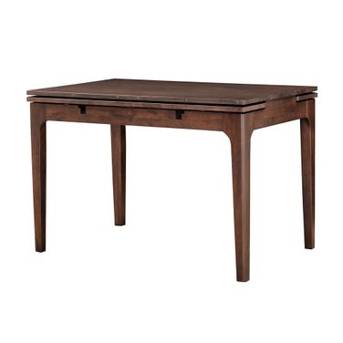 Mersin Counter Height Table In Rich Walnut