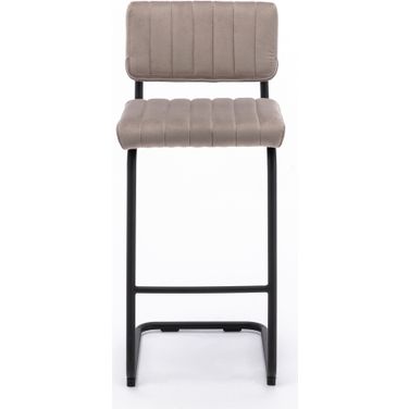 Mesa Bar Height Stool Set of 2 In Platinum