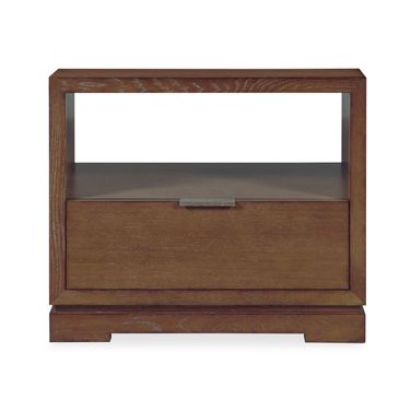 Mesa Stocked Nightstand In Brown